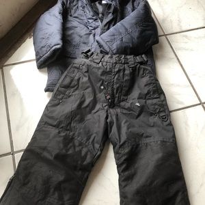 Ski vest and pants and gloves (bonus mitts incl)